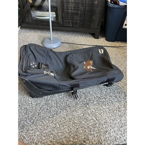 Club Glove Cordura Bag Wheeled Carry On Luggage Bag 24” Black Travel - Picture 9 of 9